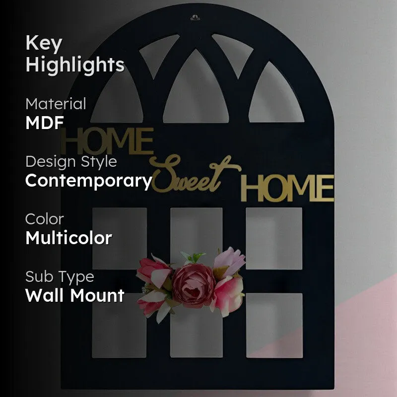Home Sweet Home Window MDF Wall Accent media 2