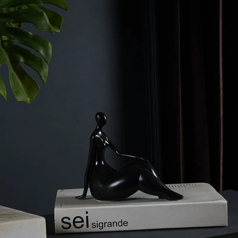 Grace & Poise Painted Resin Showpiece - Black media 3