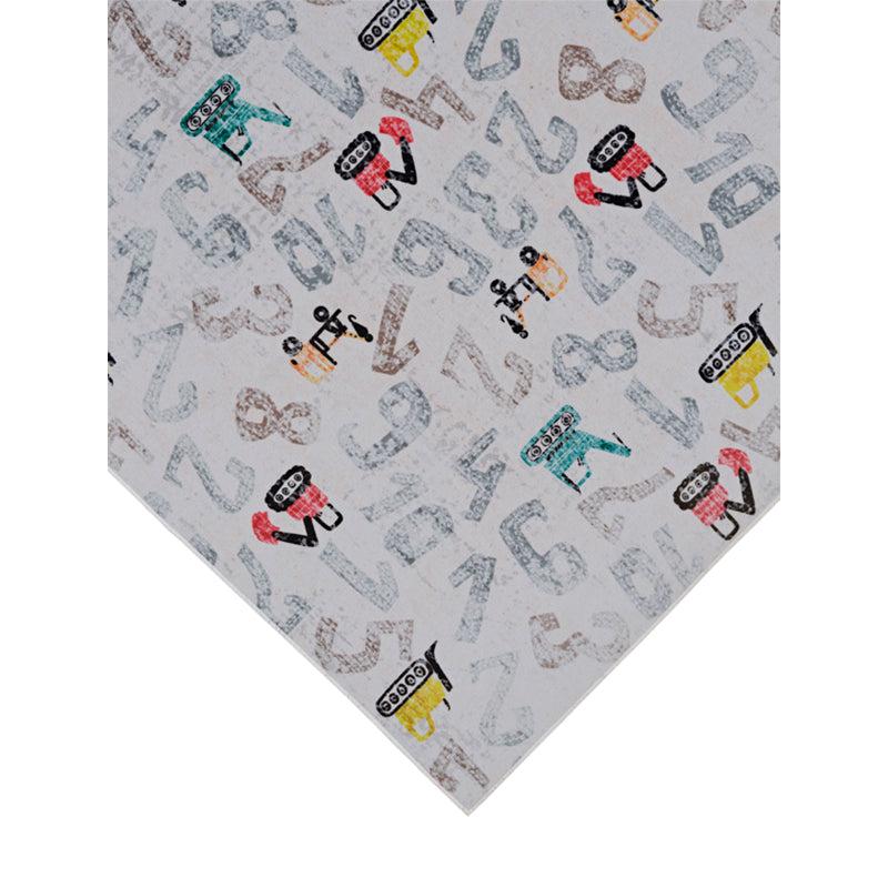 Number Crane Carpet - White media 5