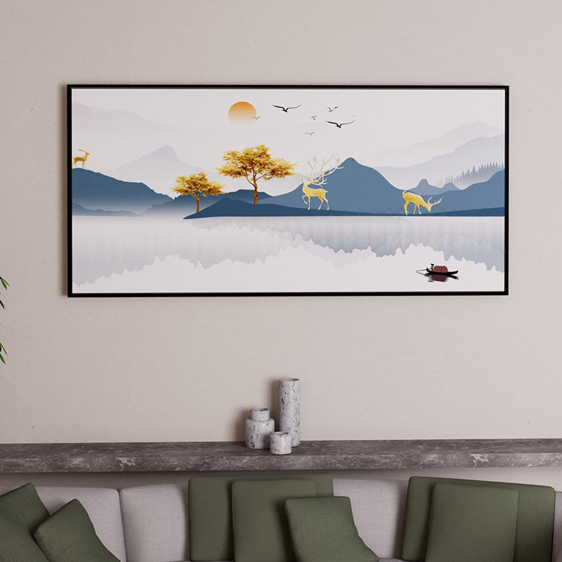 Serene Nature Wall Painting