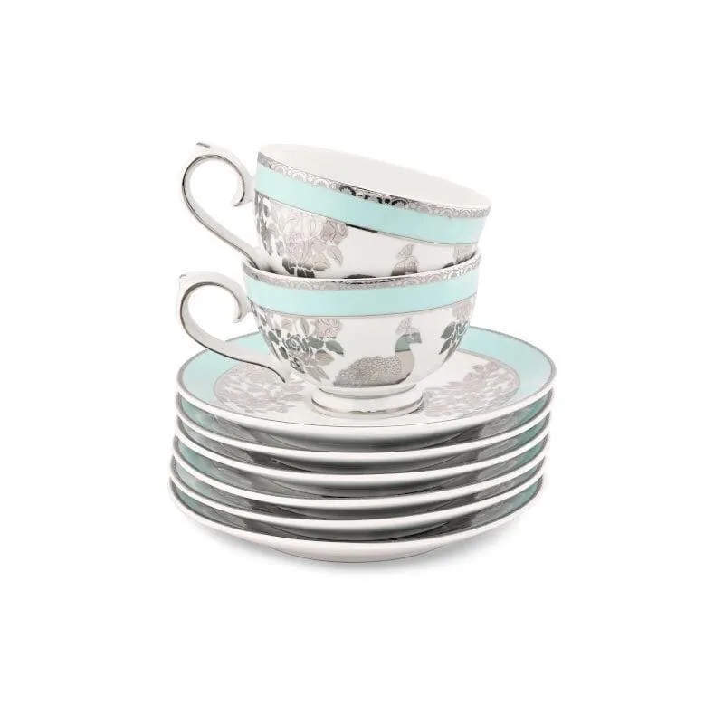 Plume Blush Tea Set - 17 Pieces media 4
