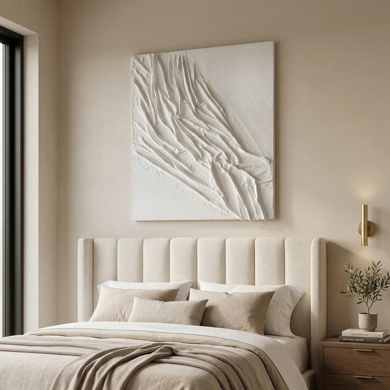 Draped Flow Handmade Canvas Wall Painting media 3