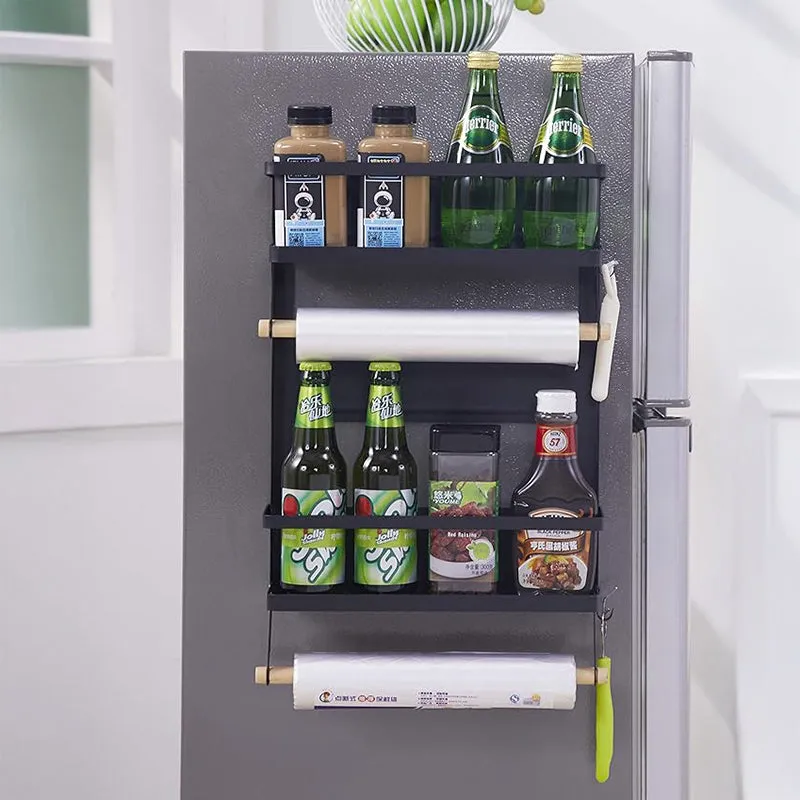 Qura Magnetic Kitchen Rack - Black media 3