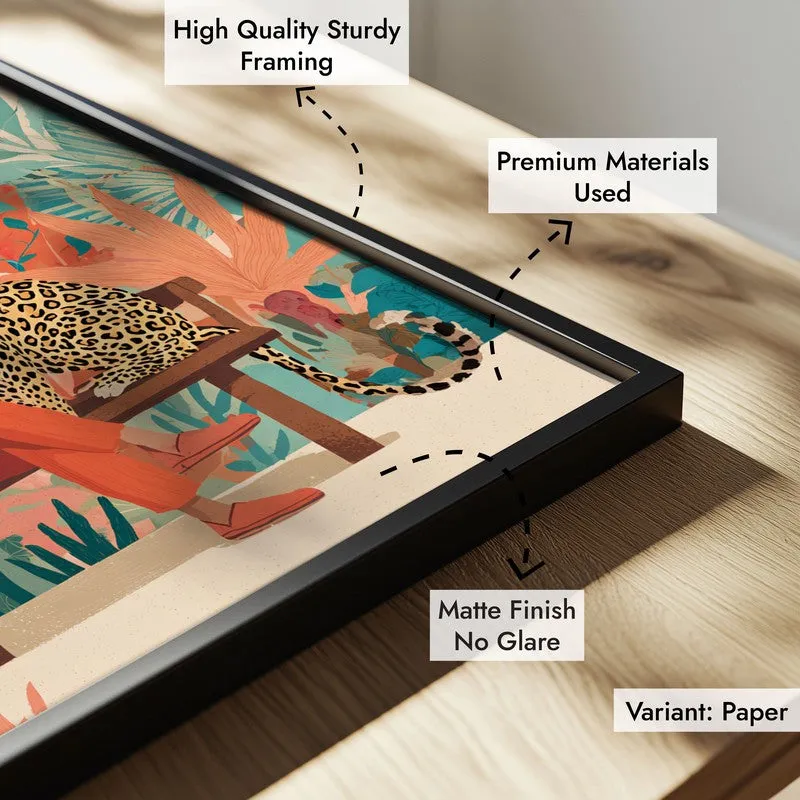 Benchside Bond Canvas Wall Painting - Black Frame media 7