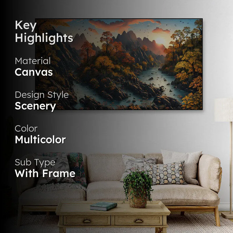 Fyord Wonder Canvas Wall Painting media 2