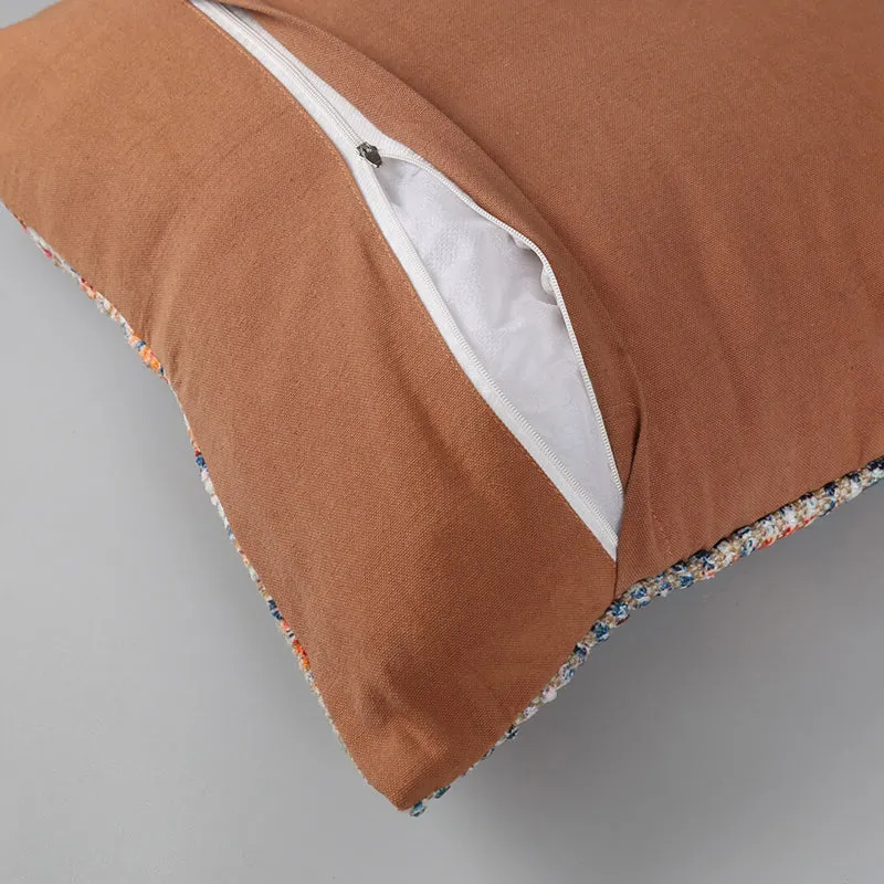 India Circus Bloomy Flora Tufted Cotton Cushion Cover - Set Of Two media 6