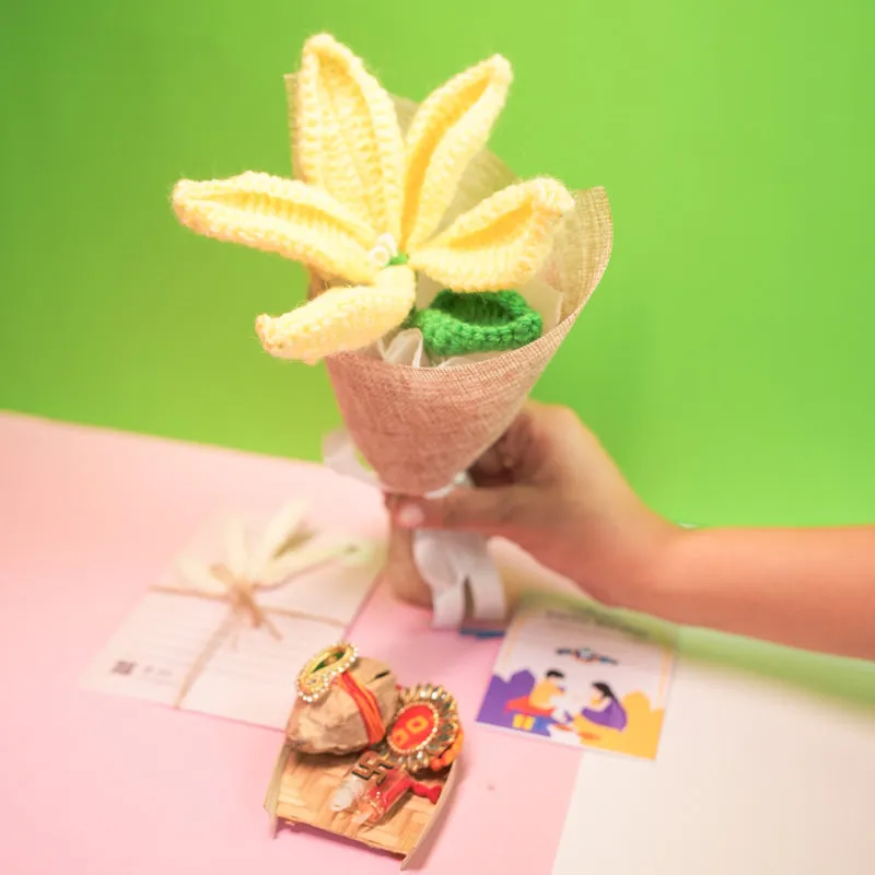Bind In Bloom II Rakhi Gift Hamper media 5