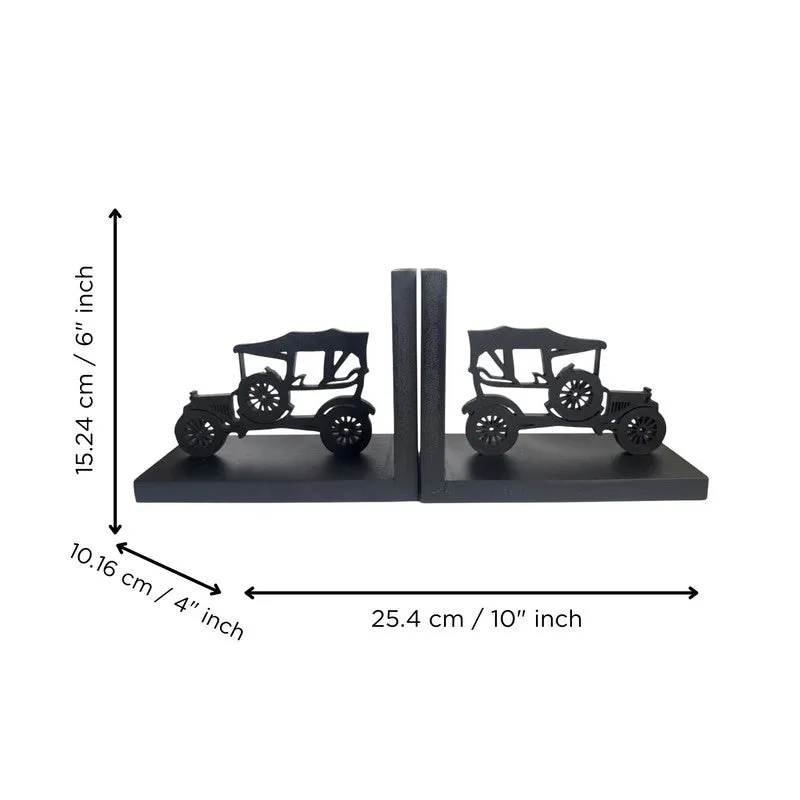Wheelhold Wooden Book End - Set of Two media 7