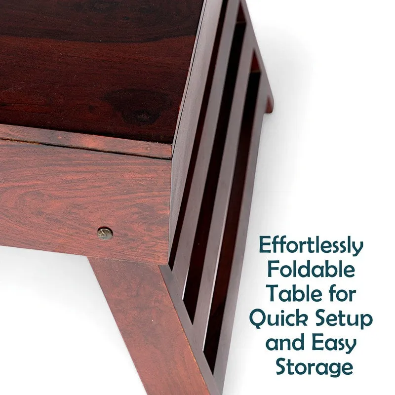 Arvion Sheesham Wooden Center Table - Brown media 6