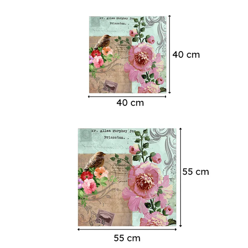 Old English Blooms Canvas Wall Art media 6