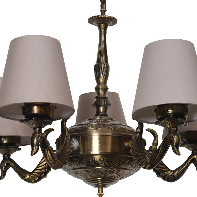 Merry Conical Golden Antique Ceiling Lamp media 3