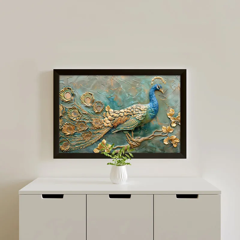 Azure Grace Wall Painting media 1