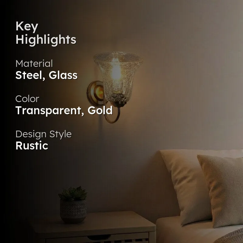 Crystal Glass Wall Lamp media 2