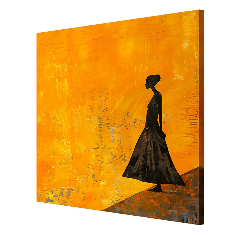 Elegant Lady Wall Painting media 6