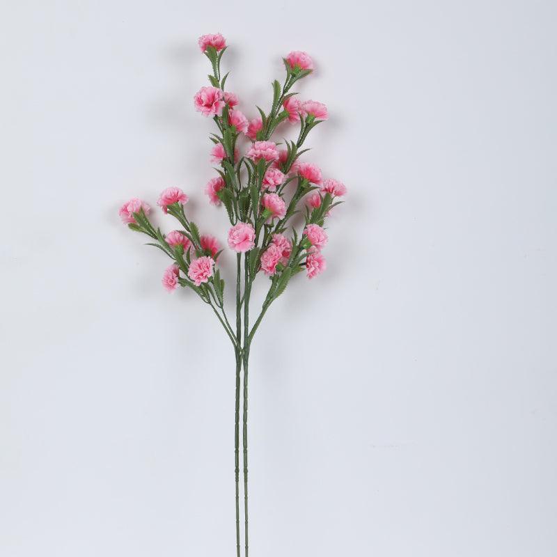 Faux Mini Chrysanthemum Bloom Bunch (Pink) - Set Of Three media 3