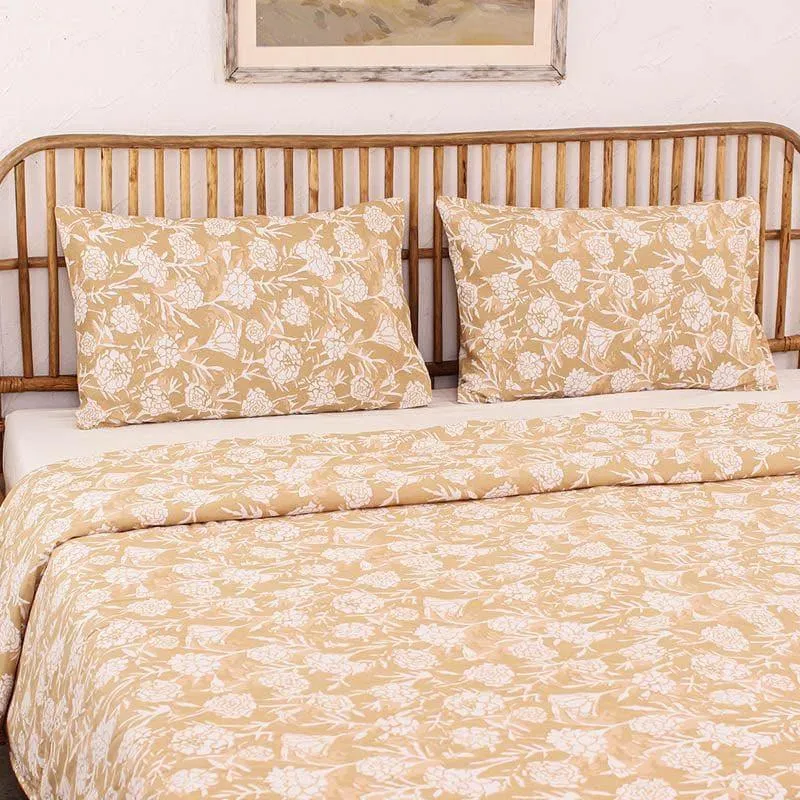 Blossom Breeze Duvet Cover - Beige media 1