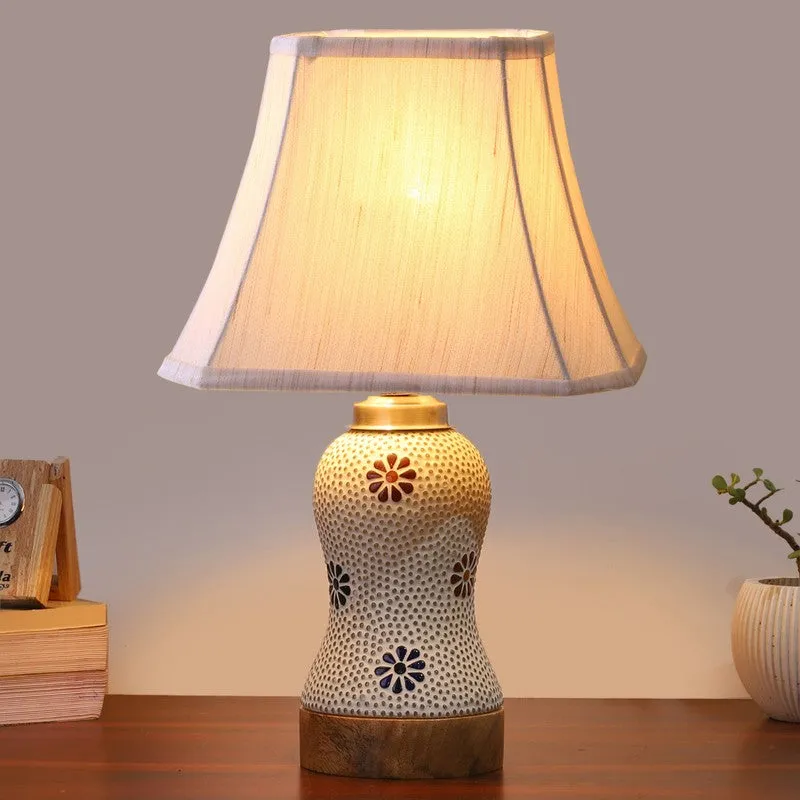 Espera Square Wooden Table Lamp - Multicolor media 3