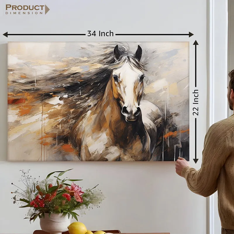 Brushed Stallion Canvas Wall Art media 9