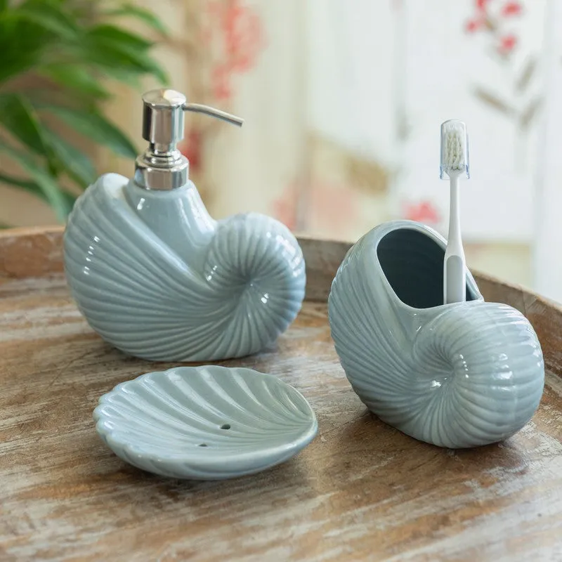 Misty Swirl Bathroom Set - Three Piece Set media 1
