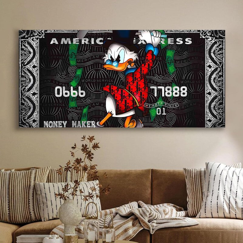 Money Makers Canvas Wall Art