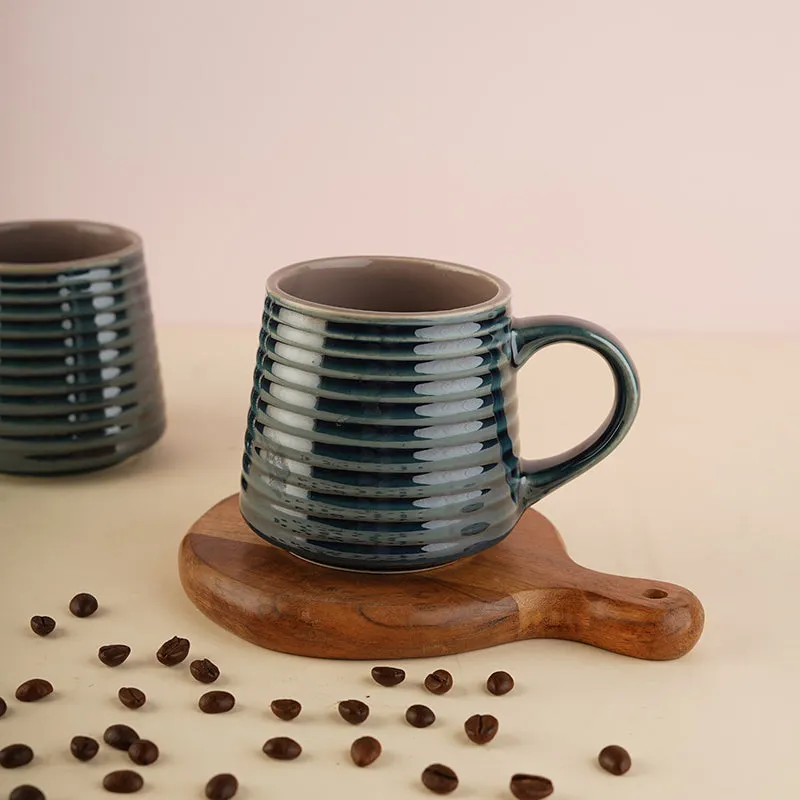 Antonella Ceramic Tea Cup (210 mL)/Blue) media 1