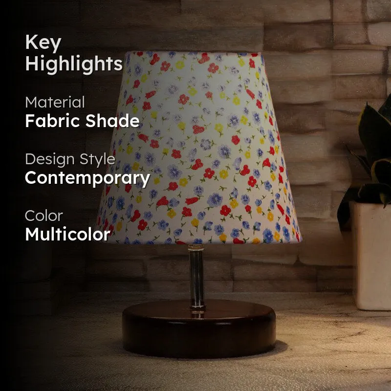 Mita Color Splash Fabric Table Lamp - Multicolor media 2
