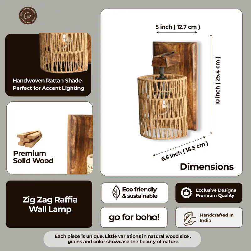 LumaRay Rattan Wall Lamp media 10