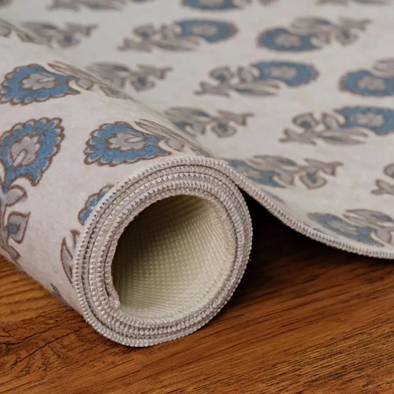 Aldor Ethnic Polyester Anti-Skid Polyester Carpet media 8