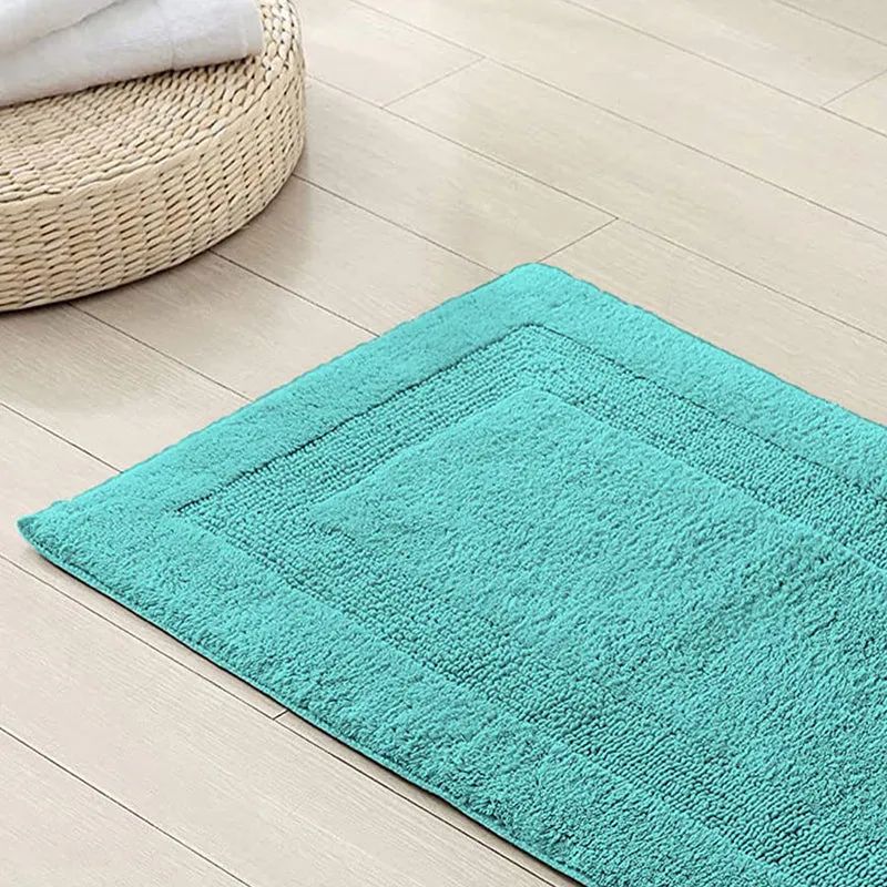 Paris Luxe Reversible Bath Mat - Aqua media 3