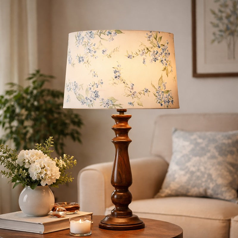 ForestGleam Wooden Table Lamp media 3