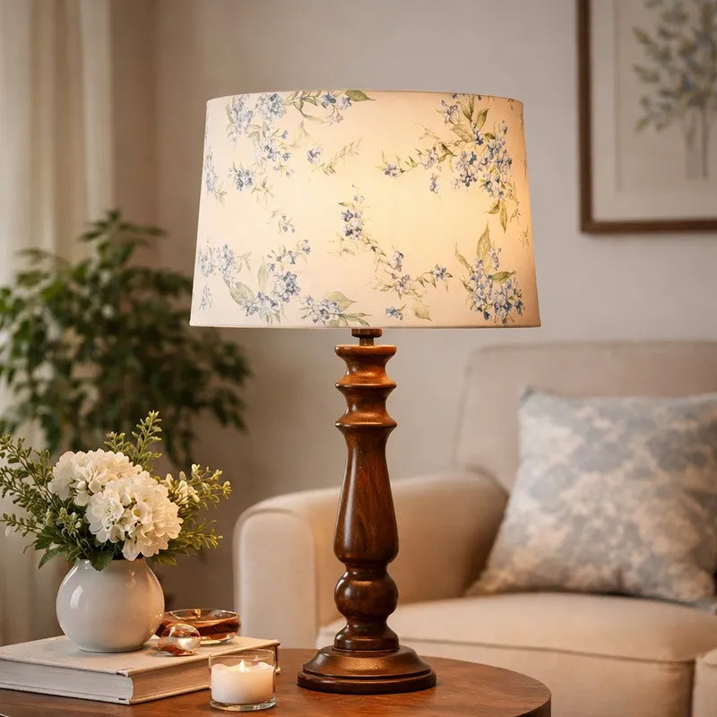 ForestGleam Wooden Table Lamp media 3