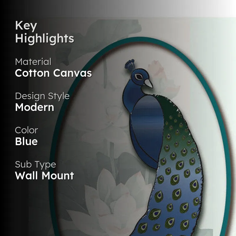 Peacock Portrait Wall Art media 2