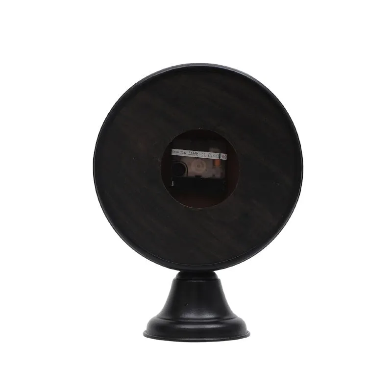 Linus Metal Table Clock - Black media 4