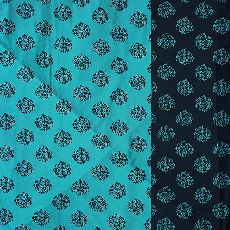 Swayam Dama Ethnic Bedding Set - Blue media 5