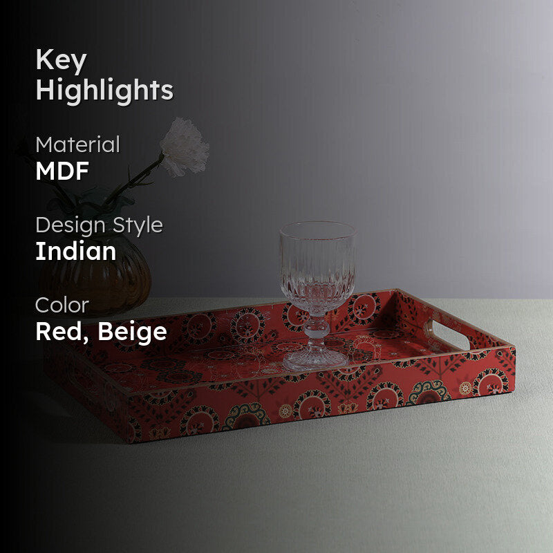 India Circus Adah Serving Tray media 2