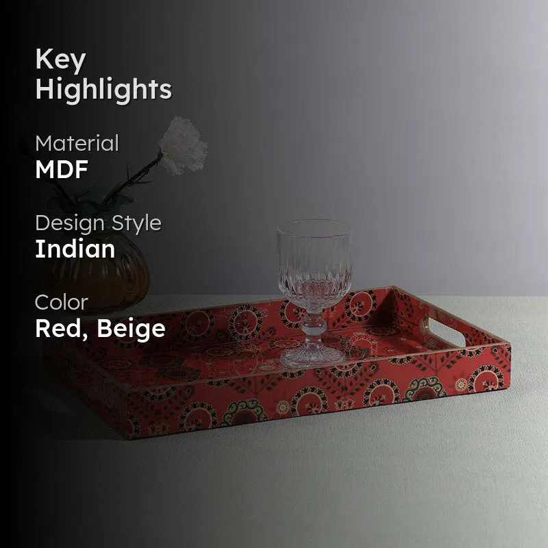 India Circus Adah Serving Tray media 2