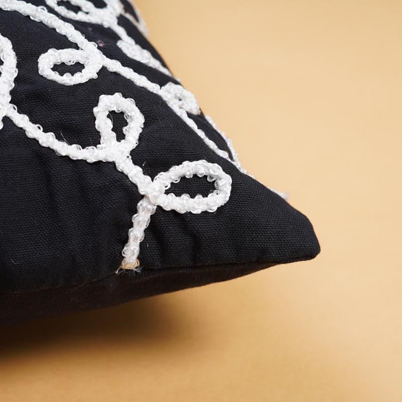 Black Moroccan Cushion Cover - Set Of Two media 3