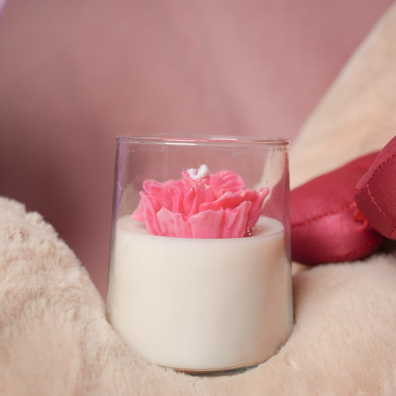 RoseAura Scented Candle Set - Pink media 7