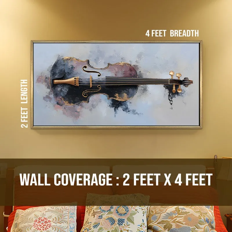 Violet Rhythm Canvas Wall Art media 8