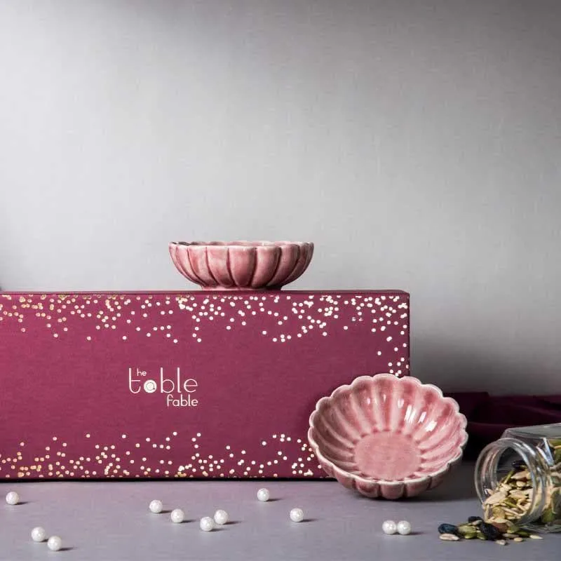 Coral Crush Bowl Gift Box - Set Of Three media 1