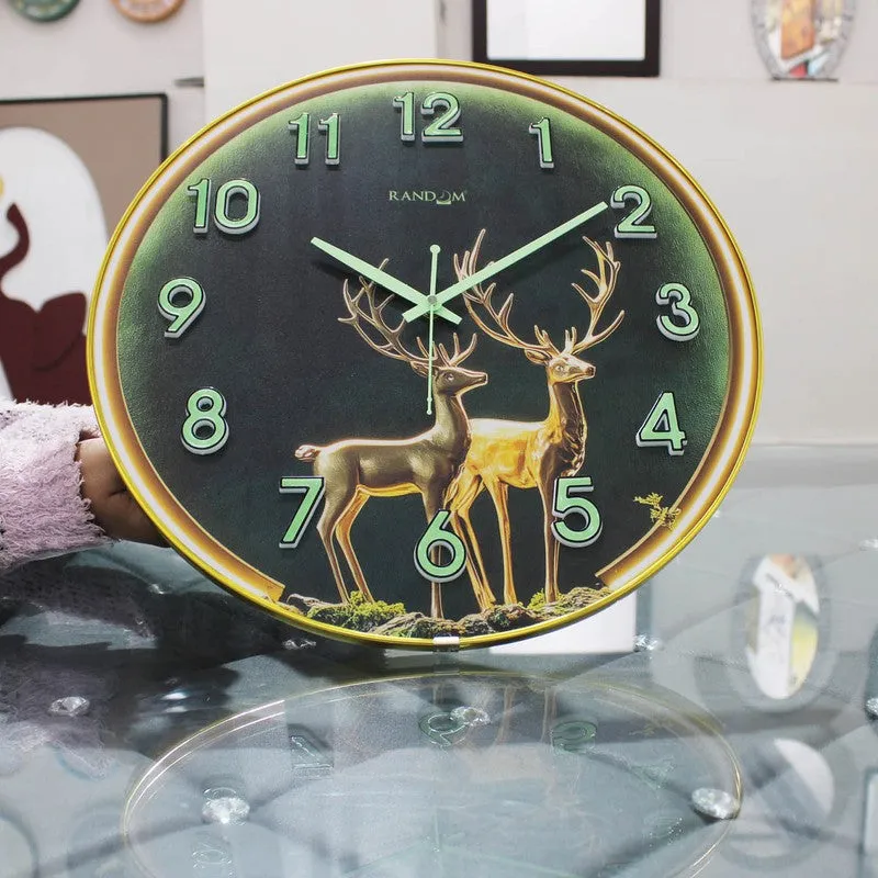 Solvyn MDF Analog Wall Clock media 4