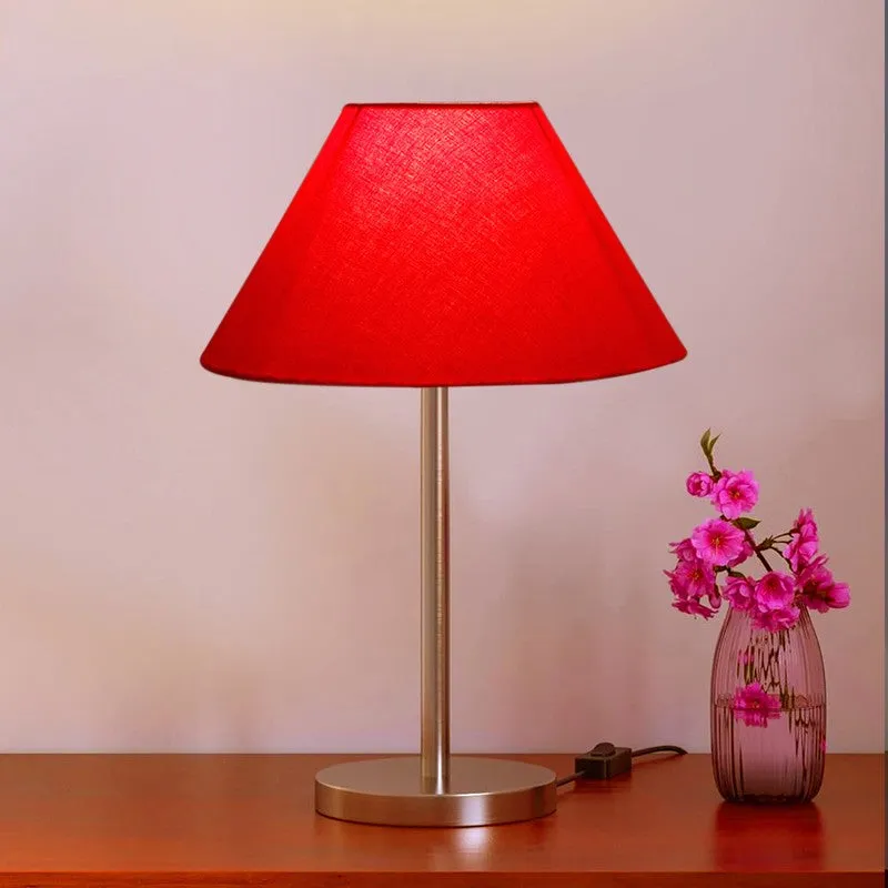 Noctra Curve Glow Metal Table Lamp - Red media 3