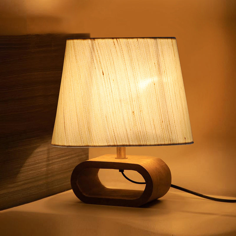 Adagio Glow Wooden Table Lamp - Beige,Brown