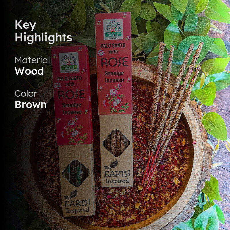 Sugandha Rose Smudge Incense Sticks  - Pack Of Two media 2