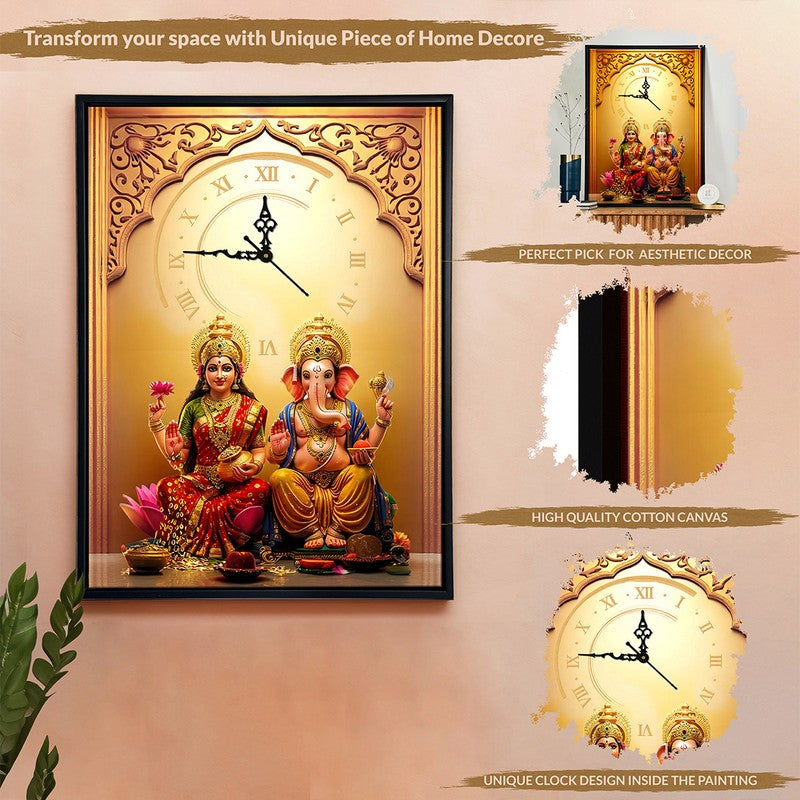 Omkar Wall Art With Clock media 6