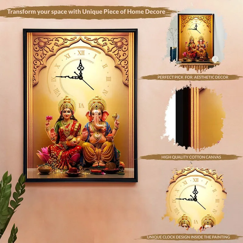 Omkar Wall Art With Clock media 6