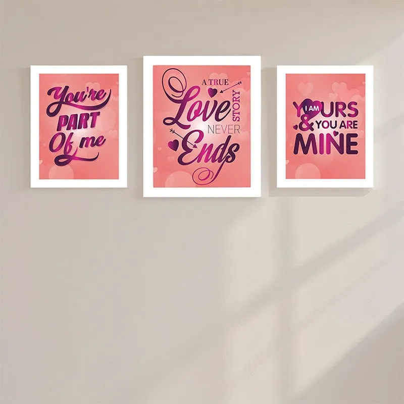 You Are Mine Wall Art - Set Of Three media 1
