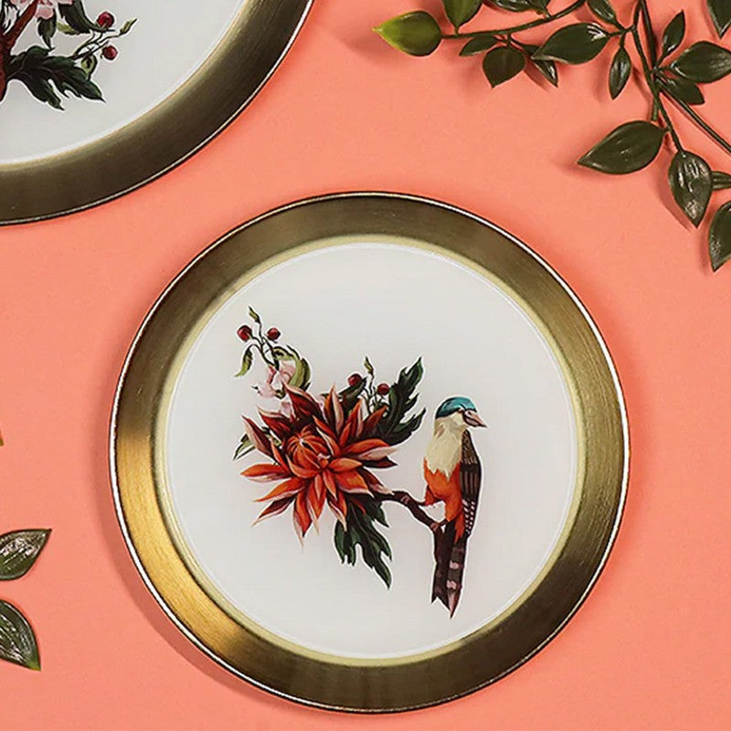 Verdant Grace Enamel Wall Plate