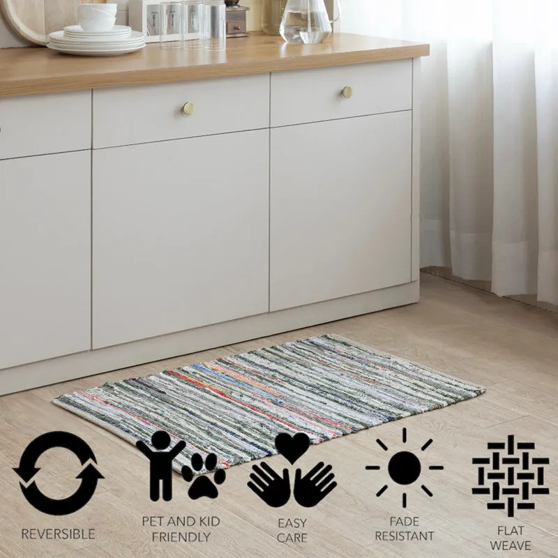 Aurelin Cotton Door Mats - Multicolor media 7