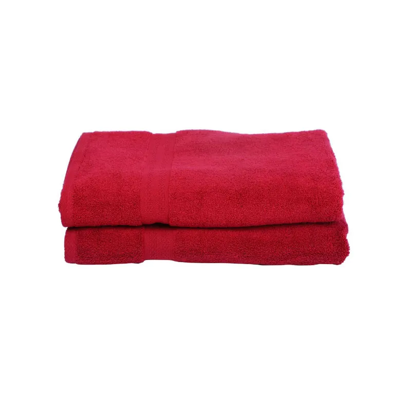 Miorah Bath Towel (Red) - Set Of Two media 4